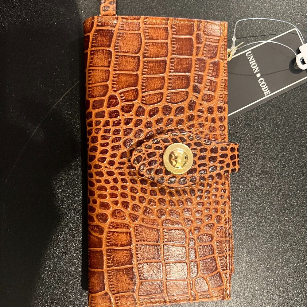 Union Code RFID Leather Wallet
